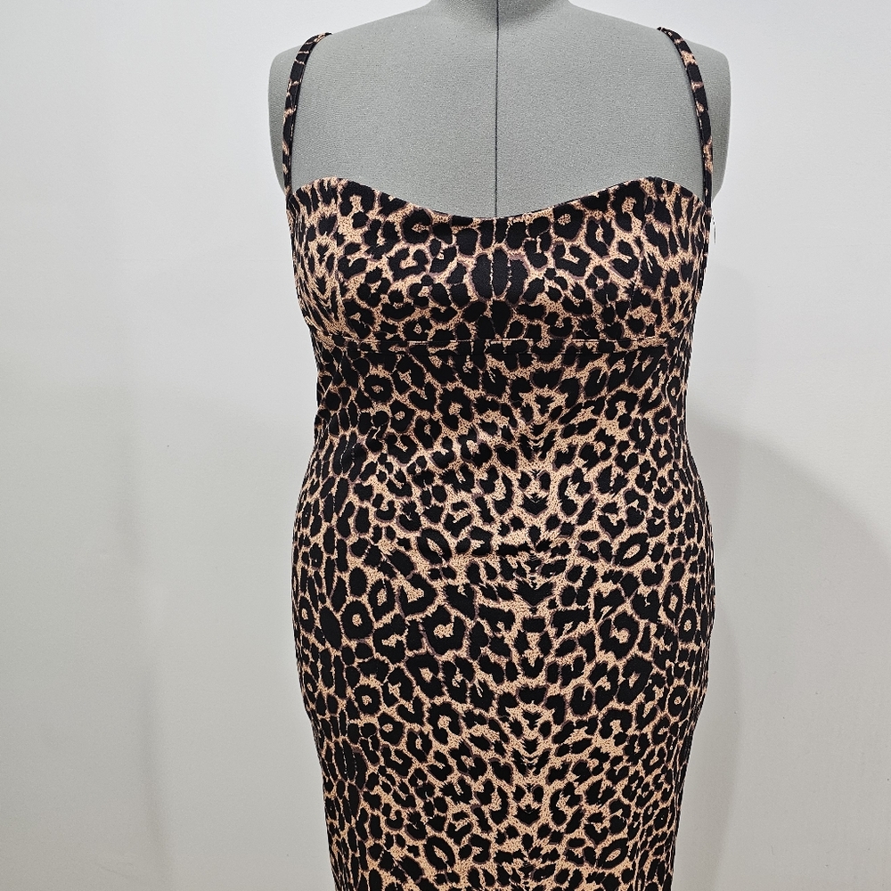 PrettyLittleThing Animal Print Dress
